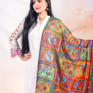 Rickshaw Painting Dupatta
